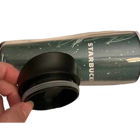 Starbucks 2020 Christmas Holiday Travel Coffee MugTumbler Green & Red - 16 oz - Picture 5 of 11